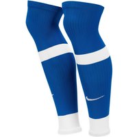 NIKE MatchFit Fußball Sleeve-Stutzen royal blue/white S/M von Nike