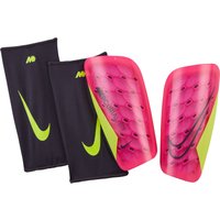 NIKE Mercurial Lite Fußball Schienbeinschoner 606 - pink spell/volt/gridiron XL von Nike