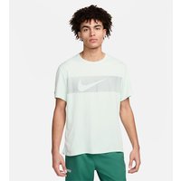 NIKE Miler Flash Dri-FIT UV kurzarm Laufshirt Herren 394 - barely green/reflective silv XL von Nike