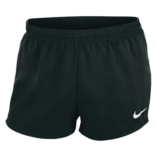 NIKE NT0303-010 Mens Stock Fast 2 inch Short Shorts Herren Black/White Größe L von Nike