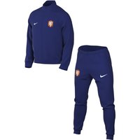 NIKE Niederlande Strike Dri-FIT Woven Fußball Trainingsanzug Herren deep royal blue/white S von Nike