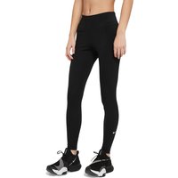 NIKE One Dri-FIT Mid-Rise Leggings Damen 010 - black/white S von Nike