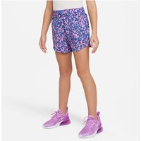 NIKE One Woven High-Rise Shorts Mädchen 675 - playful pink/lt photo blue/hyper pink M (137-146 cm) von Nike