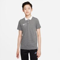 NIKE Park 20 Dri-FIT Kinder Fußball Poloshirt kurzarm charcoal heathr/htr/white/white S (128-137 cm) von Nike