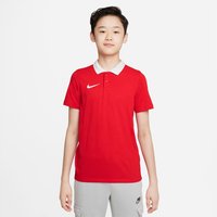 NIKE Park 20 Dri-FIT Kinder Fußball Poloshirt kurzarm university red/white/white M (137-147 cm) von Nike