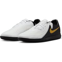 NIKE Phantom GX II Academy IC Hallen-Fußballschuhe 100 - white/black/mtlc gold coin 43 von Nike