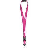 NIKE Premium Lanyard Schlüsselanhänger 639 vivid pink/black/white von Nike