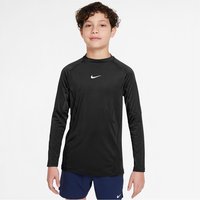 NIKE Pro Dri-FIT langarm Funktionsshirt Jungen 010 - black/white XL (158-170 cm) von Nike