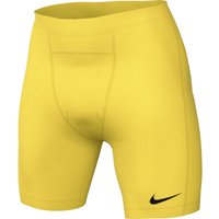 NIKE Pro Dri-FIT Strike Funktionshose kurz Herren 719 - tour yellow/black M von Nike