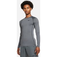 NIKE Pro Dri-FIT langarm Funktionsshirt Herren iron grey/black/black XL von Nike