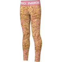 NIKE Pro Leggings Mädchen 815 - monarch/coral chalk/white XL (156-166 cm) von Nike