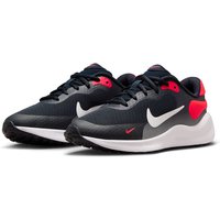 NIKE Revolution 7 Sneaker Kinder 400 - dark obsidian/white-bright crimson-black 38 von Nike