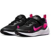NIKE Revolution 7 Sneaker mit Klettverschluss Kinder 002 - black/hyper pink-white 27.5 von Nike