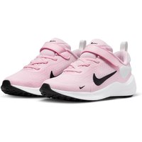NIKE Revolution 7 Sneaker mit Klettverschluss Kinder 600 - pink foam /black-summit white-white 31.5 von Nike