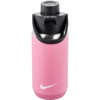 NIKE SS Recharge Chug Trinkflasche aus Edelstahl - für Kohlensäurehaltige Getränke geeignet - 354 ml 641 - elemental pink/black/white von Nike