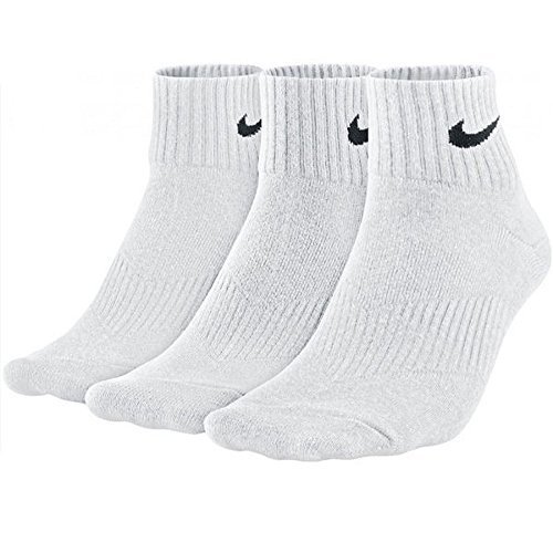 NIKE Socken Lightweight Quarter 3er Pack, weiß, 46-50 XL, SX4706-101 von Nike