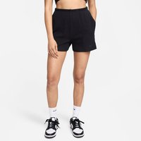 NIKE Sportswear Chill Knit High-Waist Slimfit 3" Shorts Damen 010 - black/black L von Nike