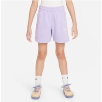 NIKE Sportswear Club Fleece 5" French Terry Shorts Mädchen 515 - hydrangeas/hydrangeas/white M (137-146 cm) von Nike