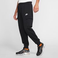 NIKE Sportswear Club Fleece Cargo Pants Herren black/black/white L von Nike