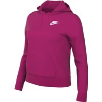 NIKE Sportswear Club Fleece-Hoodie Damen 615 - fireberry/white L von Nike