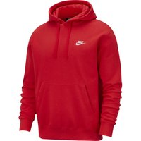NIKE Sportswear Club Fleece Hoodie 657 - university red/university red/white XXL von Nike