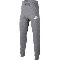 NIKE Sportswear Club Fleece-Jogginghose Kinder carbon heather/cool grey/white S (128-137 cm) von Nike