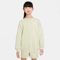 NIKE Sportswear Club Fleece Oversized Sweatshirt Mädchen 371 - olive aura/white M (137-146 cm) von Nike