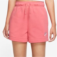 NIKE Sportswear Club Fleece Shorts Damen 894 - sea coral/white S von Nike