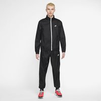 NIKE Sportswear Club Lined Woven Trainingsanzug Herren 010 - black/white L von Nike