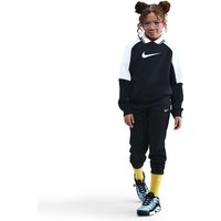 NIKE Sportswear Dri-FIT Crew Neck Trainingsanzug Kinder 010 - black/white/black/white M (137-147 cm) von Nike