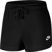 NIKE Sportswear Essential Shorts Damen 010 - black/white M von Nike