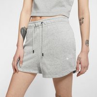 NIKE Sportswear Essential Shorts Damen dk grey heather/white L von Nike