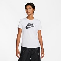 NIKE Sportswear Essentials Logo T-Shirt Damen 100 - white/black XL von Nike