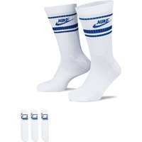 NIKE Sportswear Everyday Essential Retro-Sportsocken 105 - white/game royal/game royal 42-46 von Nike