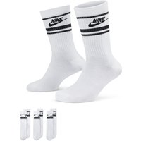 NIKE Sportswear Everyday Essential Retro-Sportsocken white/black/black 38-42 von Nike