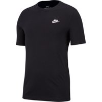 NIKE Sportswear Freizeit T-Shirt Herren schwarz/weiß M von Nike