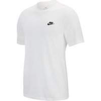 NIKE Sportswear Freizeit T-Shirt Herren white/black XXL von Nike