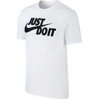 NIKE Sportswear JUST DO IT T-Shirt Herren 100 - white/black XS von Nike