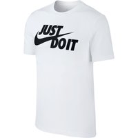 NIKE Sportswear JUST DO IT T-Shirt Herren 100 - white/black L von Nike