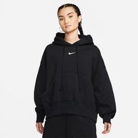 NIKE Sportswear Phoenix Over-Oversized Fleece Hoodie Damen 010 - black/sail L von Nike
