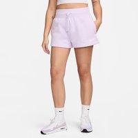 NIKE Sportswear Phoenix lockere High-Waist Fleece Sweatshorts Damen 511 - violet mist/sail L von Nike