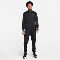NIKE Sportswear Sport Essentials Poly-Knit Trainingsanzug Herren 010 - black/dk smoke grey XL von Nike