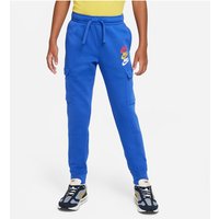 NIKE Sportswear Standard Issue Fleece Cargohose Jungen 480 - game royal L (147-158 cm) von Nike