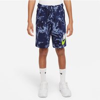 NIKE Sportswear bedruckte French Terry Shorts Kinder midnight navy S (128-137 cm) von Nike