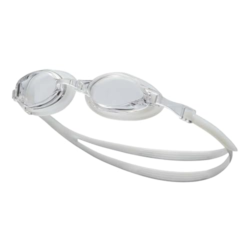 NIKE Schwimmbrille Swim Chrome Remora Weiß mit verspiegelten Gläsern von Nike