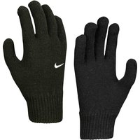 NIKE Swoosh Knit Strick-Handschuhe Kinder 010 black/white S/M von Nike