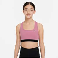 NIKE Swoosh Sport-BH Mädchen 698 - elemental pink/white L (146-156 cm) von Nike