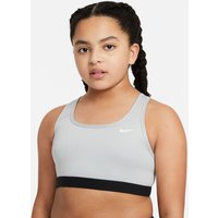 NIKE Swoosh Sport-BH Mädchen carbon heather/white XL (156-166 cm) von Nike