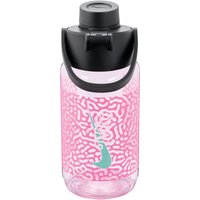 NIKE TR Renew Recharge Chug Graphic Trinkflasche aus Tritan - für Kohlensäurehaltige Getränke geeignet - 473 ml 938 - pink rise/black/light menta von Nike