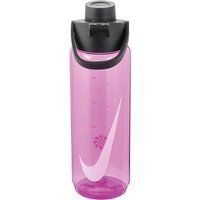 NIKE TR Renew Recharge Chug Graphic Trinkflasche aus Tritan - für Kohlensäurehaltige Getränke geeignet - 709 ml 644 - fire pink/black/white von Nike